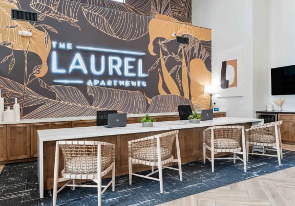 The Laurel Apartments Interior Leasing Office