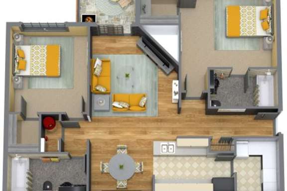 2 Beds 2 Baths grade image