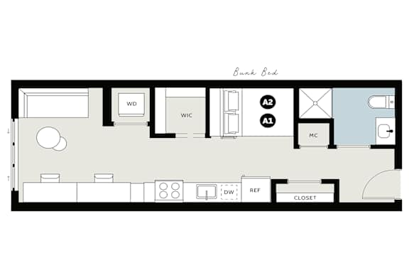 Studio Bunk (style C) grade image