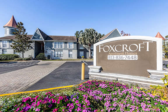 The entrance  at Foxcroft Apartments, Apartments, Tampa, FL