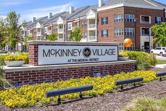 Property Signage at McKinney Village, McKinney