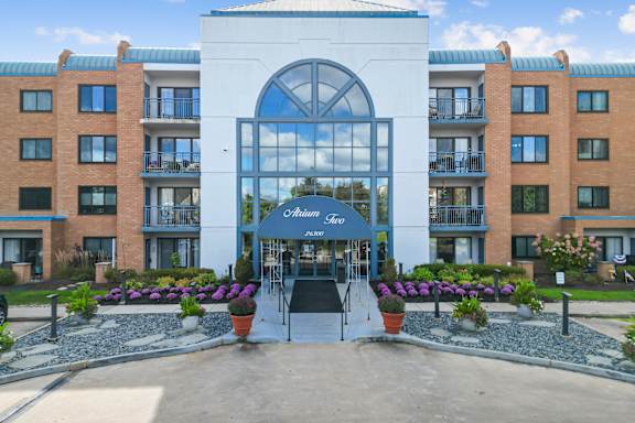 Entrance View at Atrium in The Village, Beachwood, OH