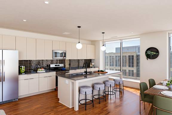 Spacious Kitchen at Stella St. Paul Apartments, Minnesota