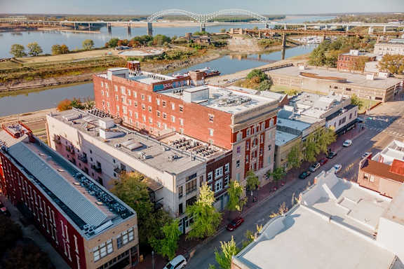 Aerial Property View at 99 Front, Memphis, TN, 38103