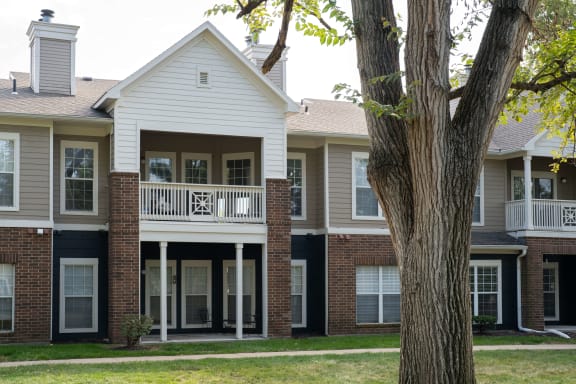Exterior of an apartment building at Centennial Park Apartments, Overland Park, Kansas 66213