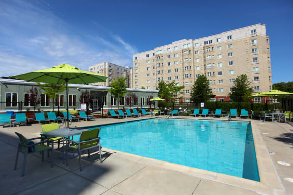 Refreshing Pool at HighPoint Apartments in Quincy, MA