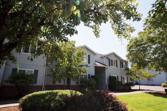 Property exterior at Alder Crossing Apartments in Oregon