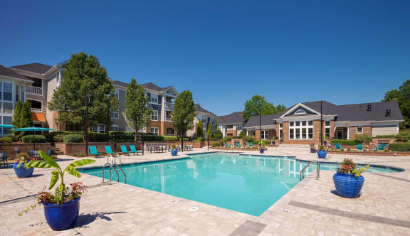 our apartments at the district feature a swimming pool
