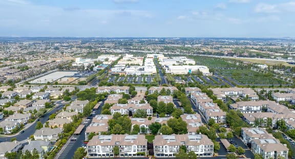 Drone Shot of Apartment Complex