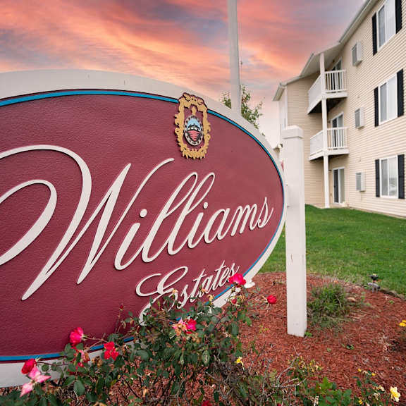 sign williams estates apartments