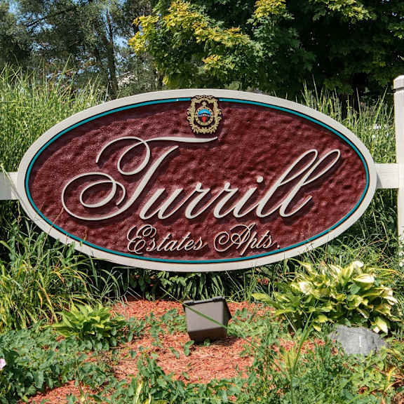 sign at turill estates 1844 raleigh ave #18, lapeer, mi 48446