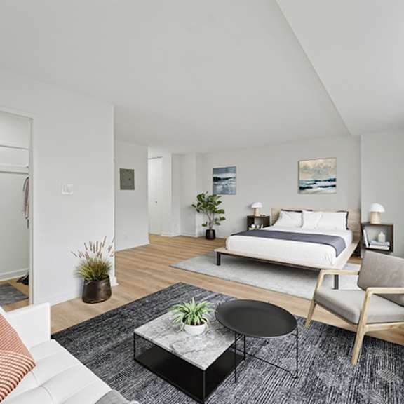 spacious bedroom at sherwood at southern towers, virginia