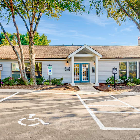 ample parking space at edgemont  apartments, prg real estate, greenville