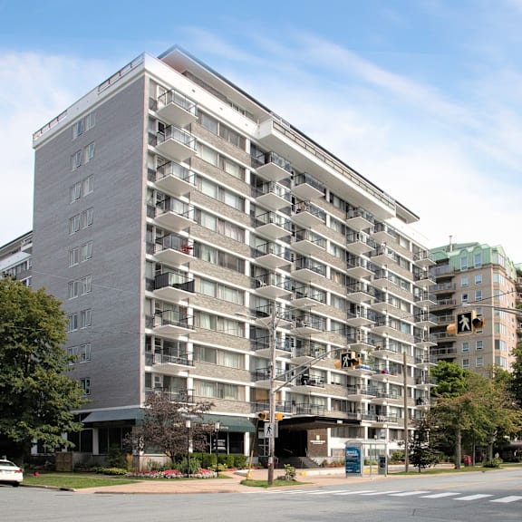 spring garden terrace exterior