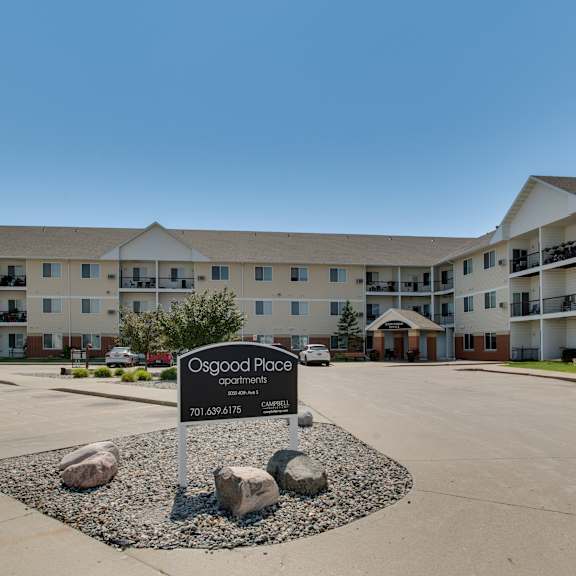 exterior view at osgood place apartments, north dakota