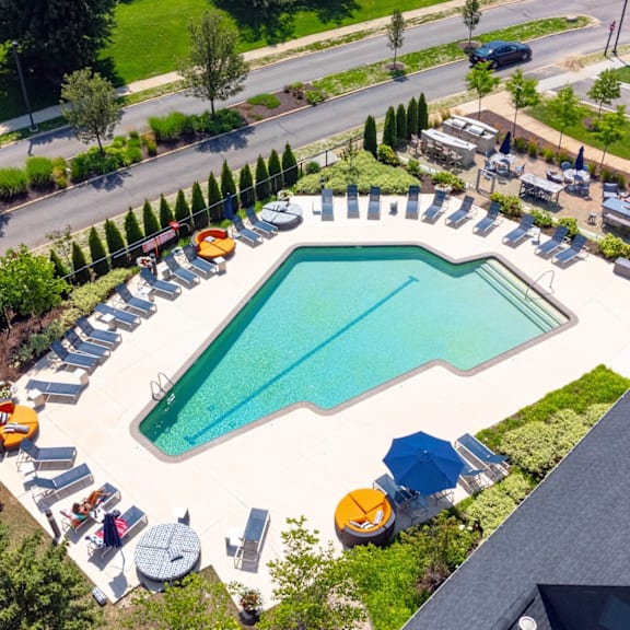 Pool at The Emerson of Ann Arbor Apartments