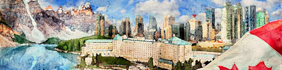 an aerial view of a large building in a city