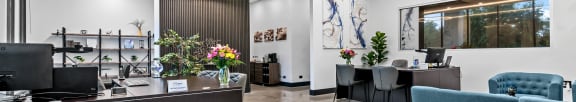 the lobby at 353 sacramento street