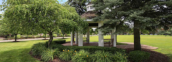 Residential Picnic Pavilion at Parkview Ridge Apartments and Townhomes, Shelby Township, MI, 48317
