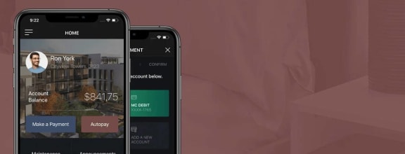 a screenshot of a cell phone that is next to another cell phone