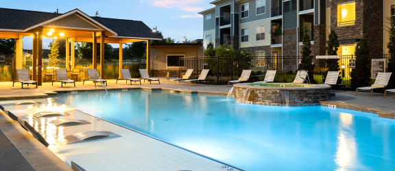 The Haven at Shoal Creek resort-style pool
