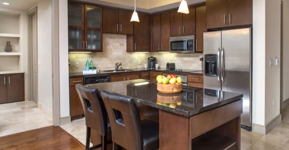 Eat in Kitchen at mResidences Miracle Mile, California, 90036