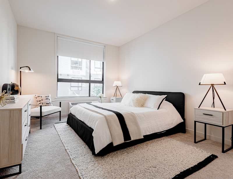 Bedroom in a residence at The Botanic