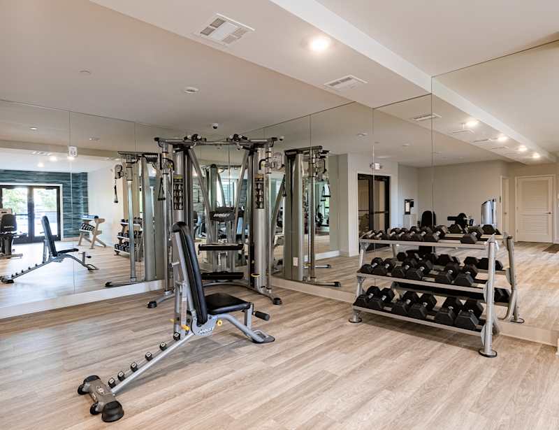 Fitness center at The Botanic