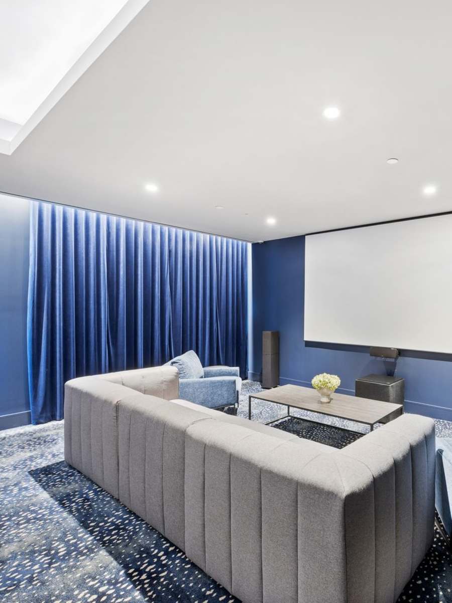 Private screening room