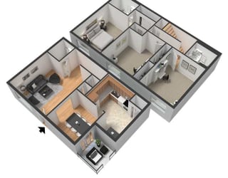 Floor Plan The Walnut TH