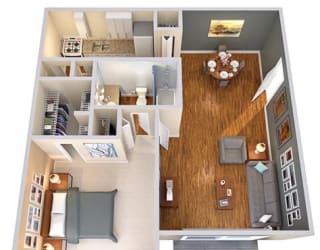 Floor Plan The La Costa (w/d connections)