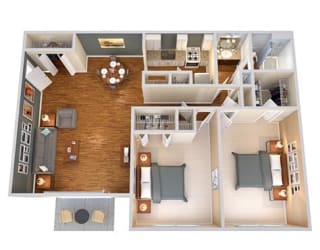 Floor Plan The St. Ives (w/d connections)