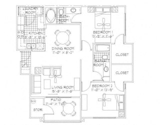 Green Valley floor plan.