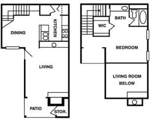 One Bedroom One Bathroom