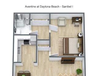 Aventine at Daytona Beach - Sanibel I floor plan.