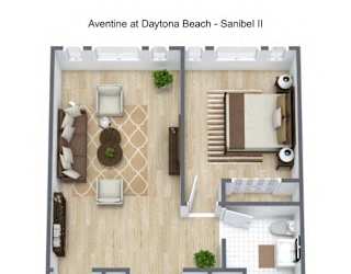 Aventine at Daytona Beach - Sanibel II floor plan.