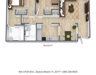 Aventine at Daytona Beach - Shores floor plan.