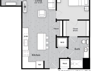 The Divide N Conquer Floorplan at The Harrison, Newtown Square, 19073