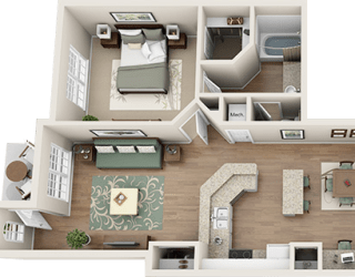 The Sanibel Floor Plan at Madison Gateway, St. Petersburg