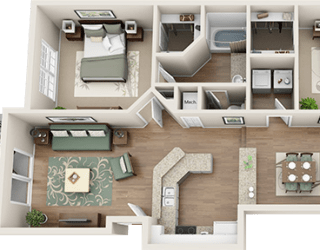 The Siesta Key Floor Plan at Madison Gateway, St. Petersburg