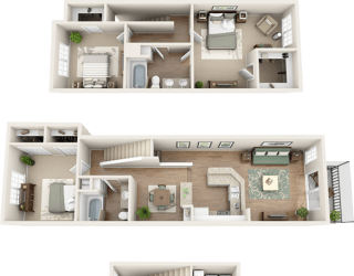 The St. Pete Floor Plan at Madison Gateway, Florida