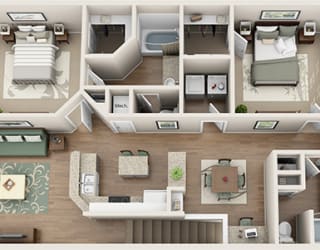 The Boca Grande Floor Plan at Madison Gateway, Florida, 33716