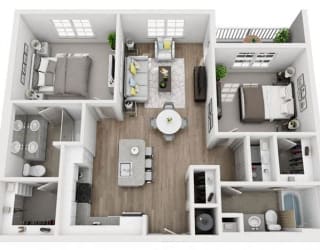 B2 Floor Plan at Inspira, Naples, FL