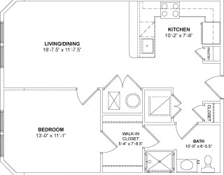 The Duncan Floor Plan at Madison Ellis Preserve, Newtown Square, PA