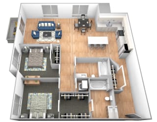 Caribou River Floor Plan at Shakopee Flats, Shakopee, MN, 55379