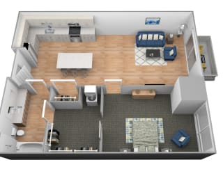 Clearwater River Floor Plan at Shakopee Flats, Shakopee, MN, 55379