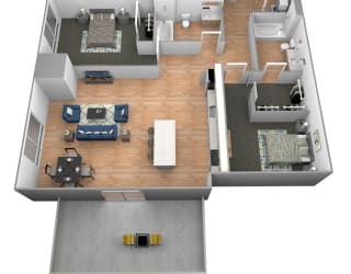 Kettle River Floor Plan at Shakopee Flats, Minnesota