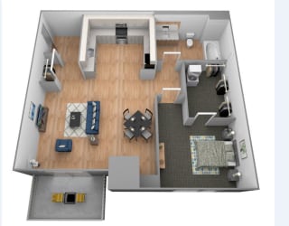 Minnesota floor plan at Shakopee Flats, Shakopee