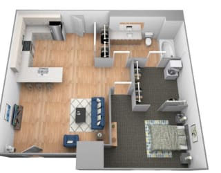 Mississippi Floor plan at Shakopee Flats, Minnesota