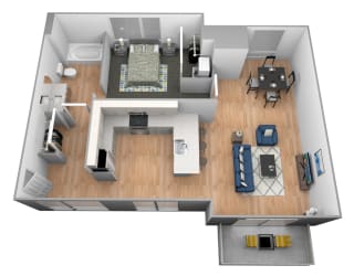 Rainy River floor plan at Shakopee Flats, Shakopee, Minnesota
